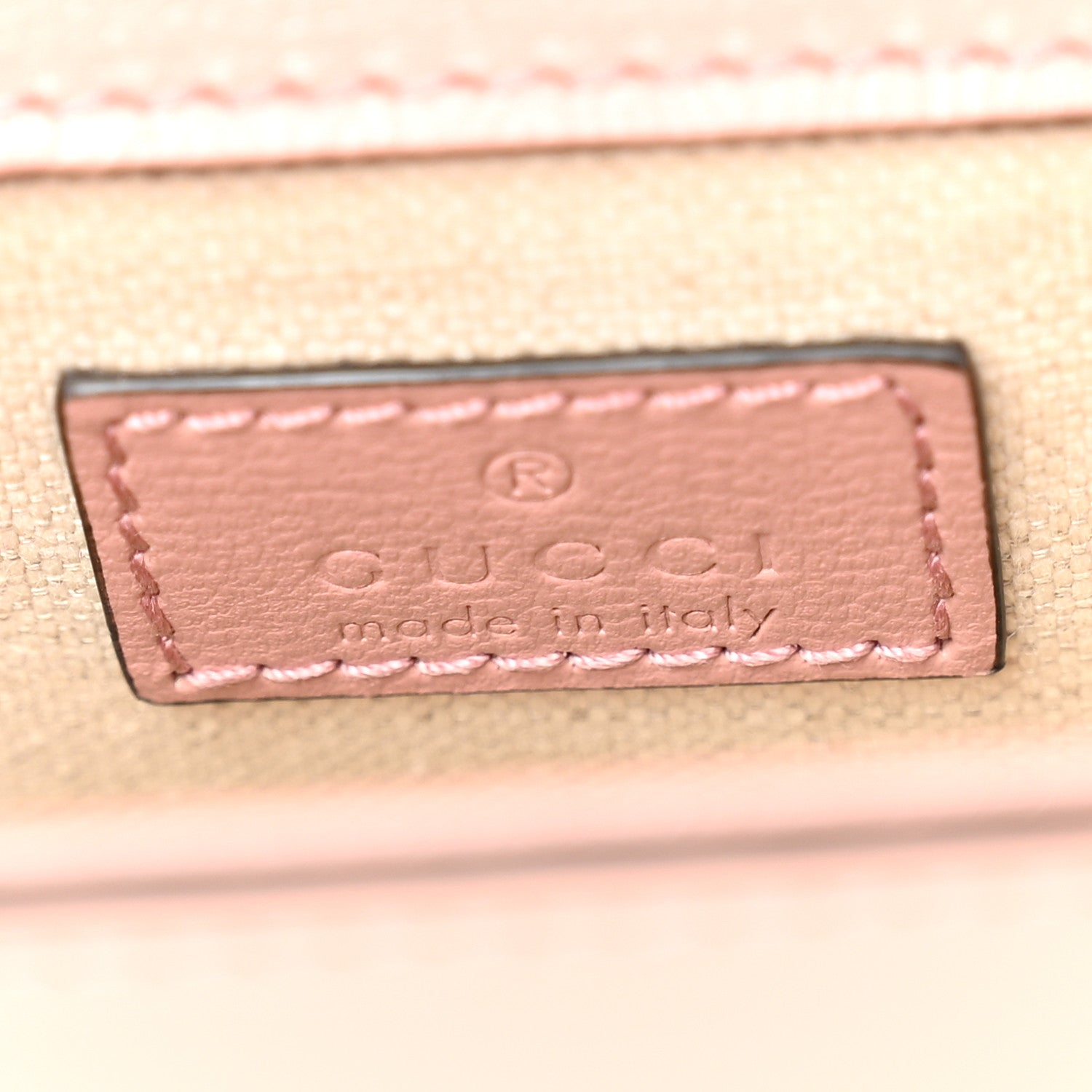 Gucci Azalea Calfskin Crystal GG Monogram Mini Horsebit 1955 Shoulder Bag Dusty Rose