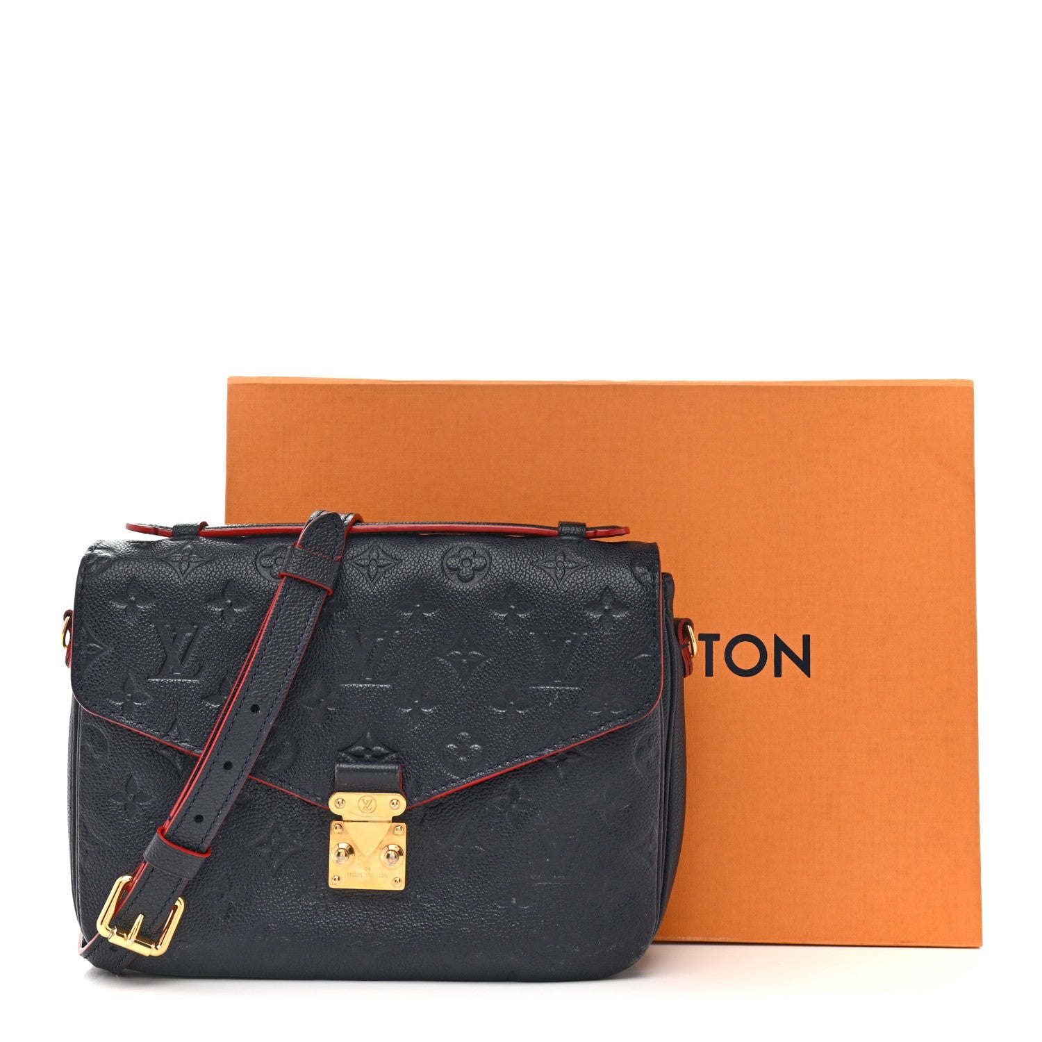 Louis Vuitton Empreinte Pochette Metis Marine Rouge