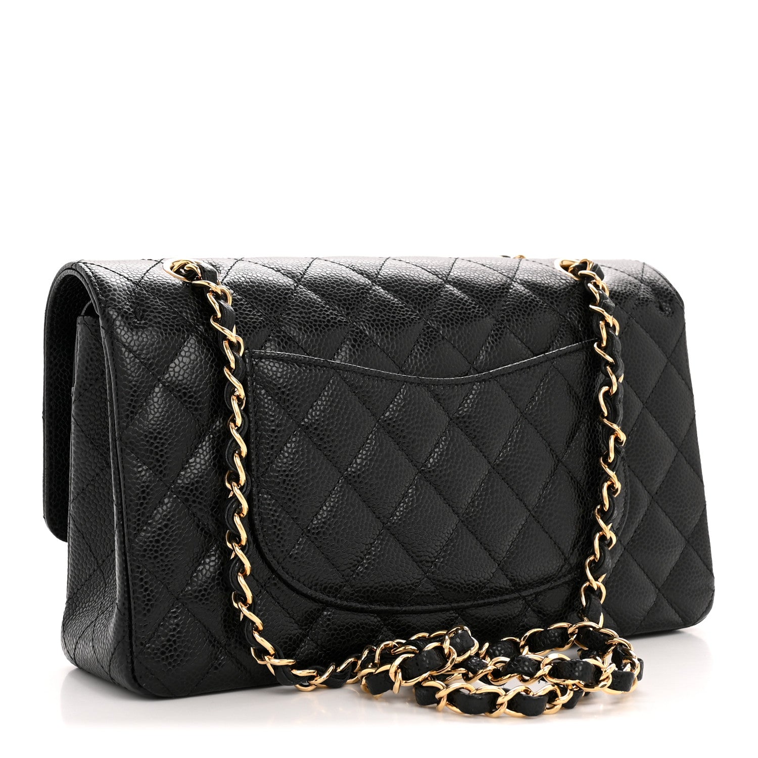 Chanel Caviar Quilted Medium Double Flap Black