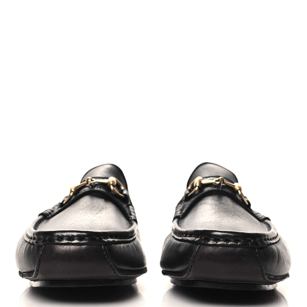 Gucci Calfskin Mens Horsebit Loafers 10 Brown