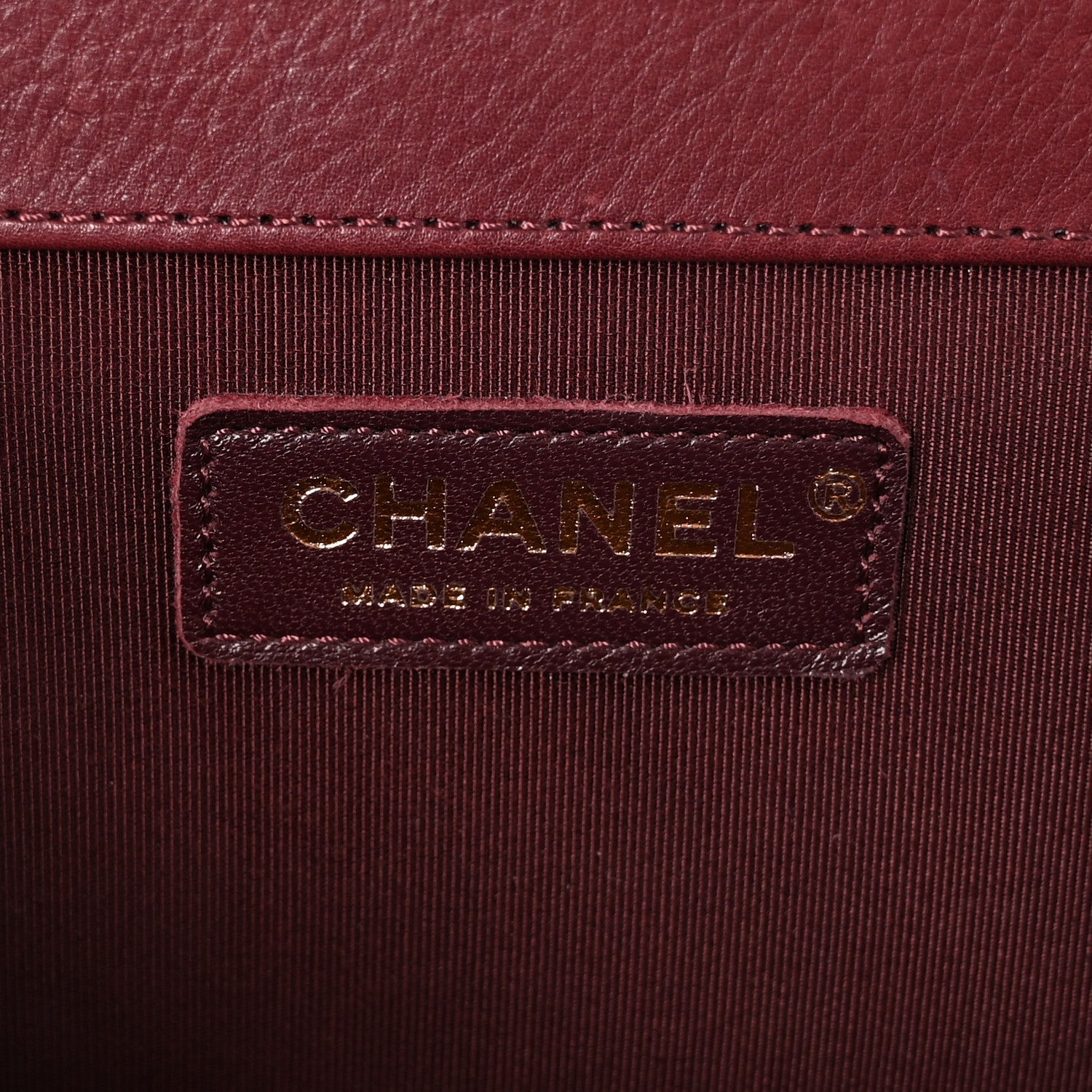 Chanel Calfskin Quilted Small Flap Bag Burgundy