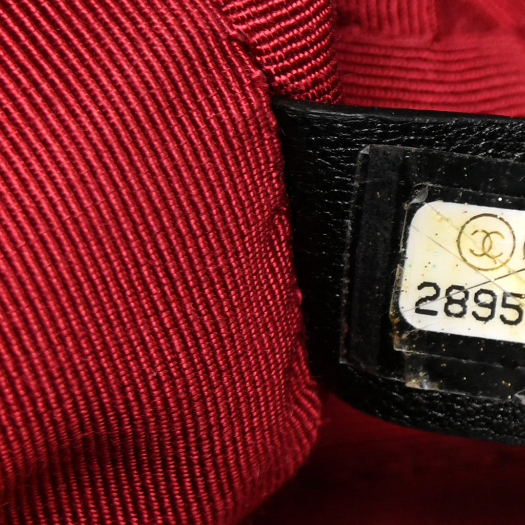 Chanel Goatskin Quilted Chanel 19 Waist Bag Black