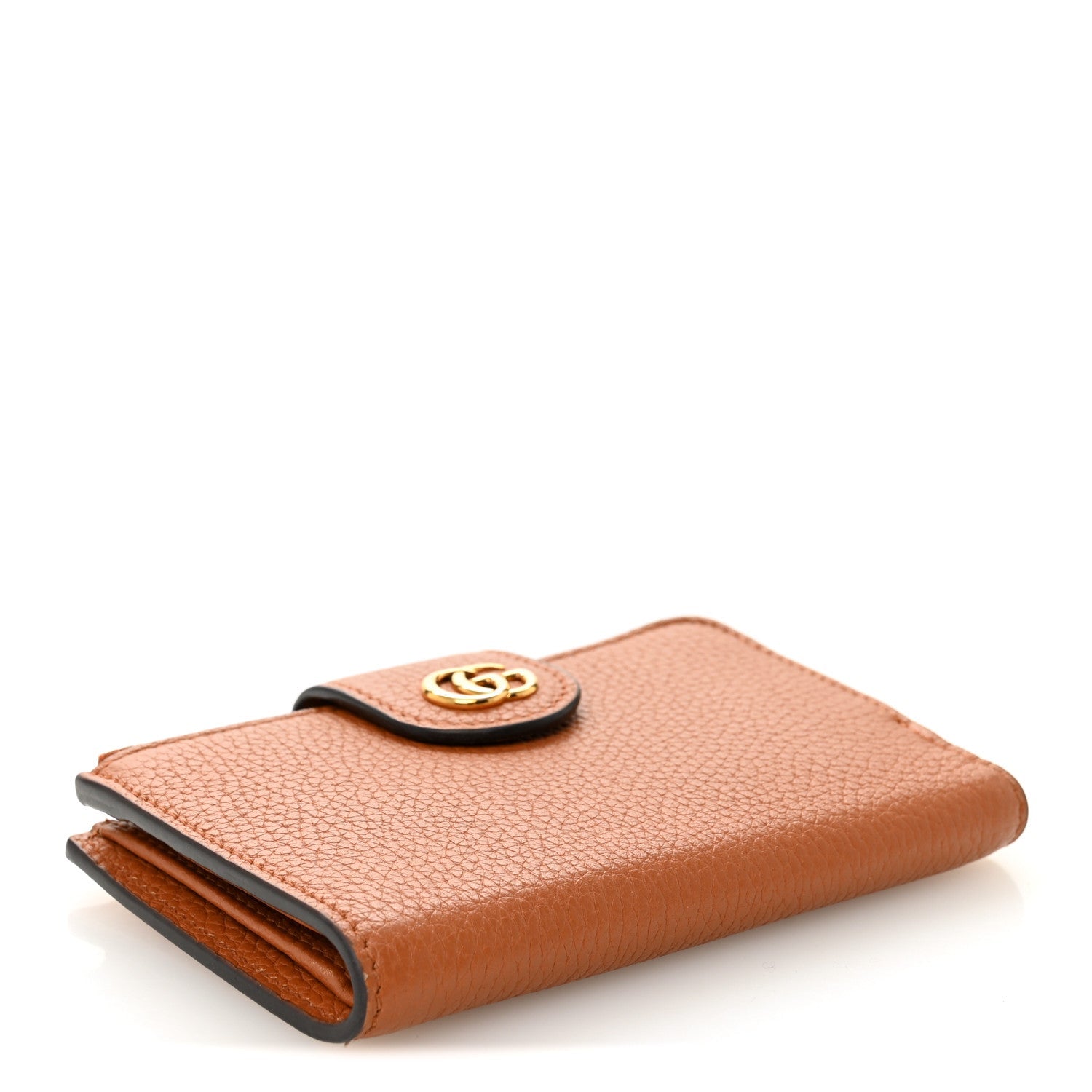 Gucci Piuma Calfskin Medium Bamboo Double G Wallet Cuir