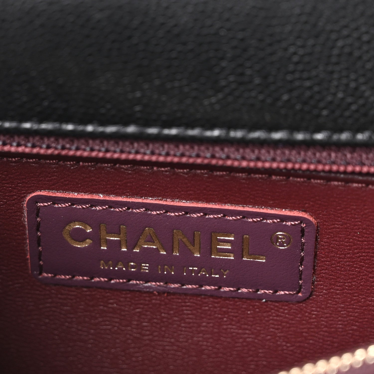 Chanel Caviar Quilted Small Coco Handle Flap Black