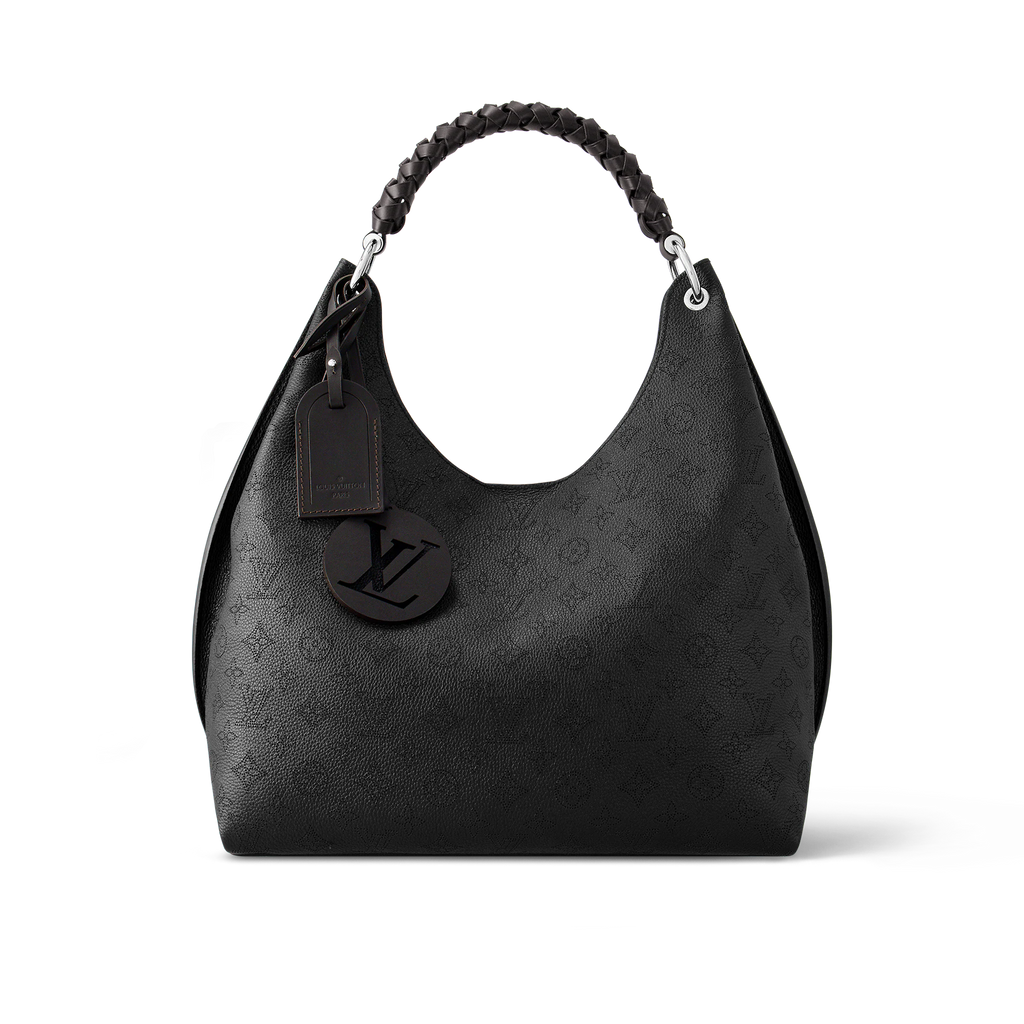 Louis Vuitton Carmel Mahina Leather Black Bag