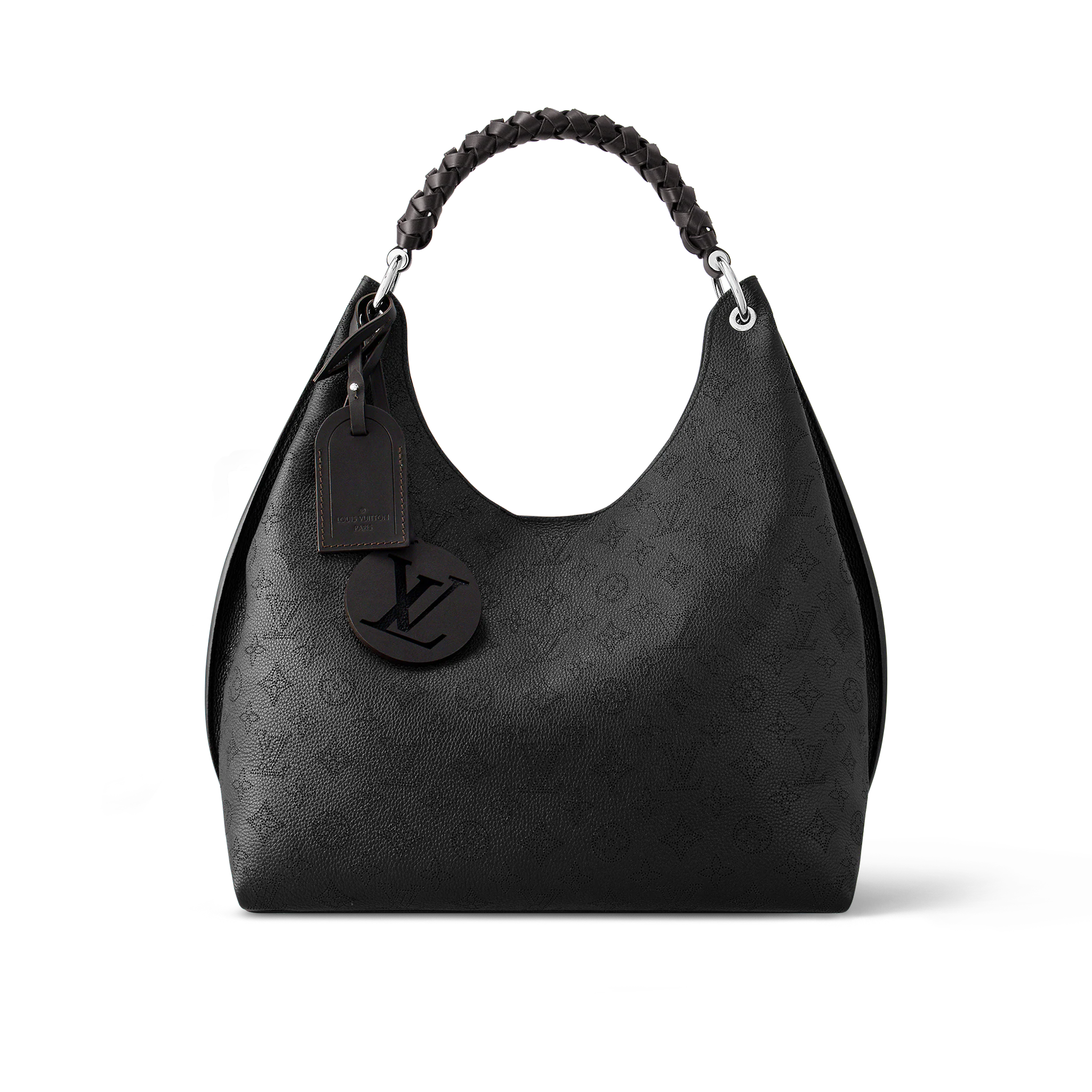 Louis Vuitton Carmel Mahina Leather Black Bag