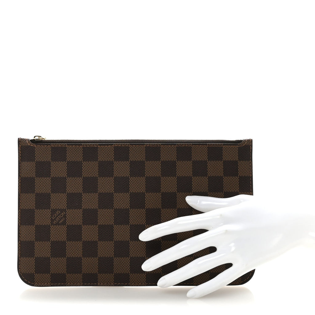 Louis Vuitton Damier Ebene Neverfull MM GM Pochette