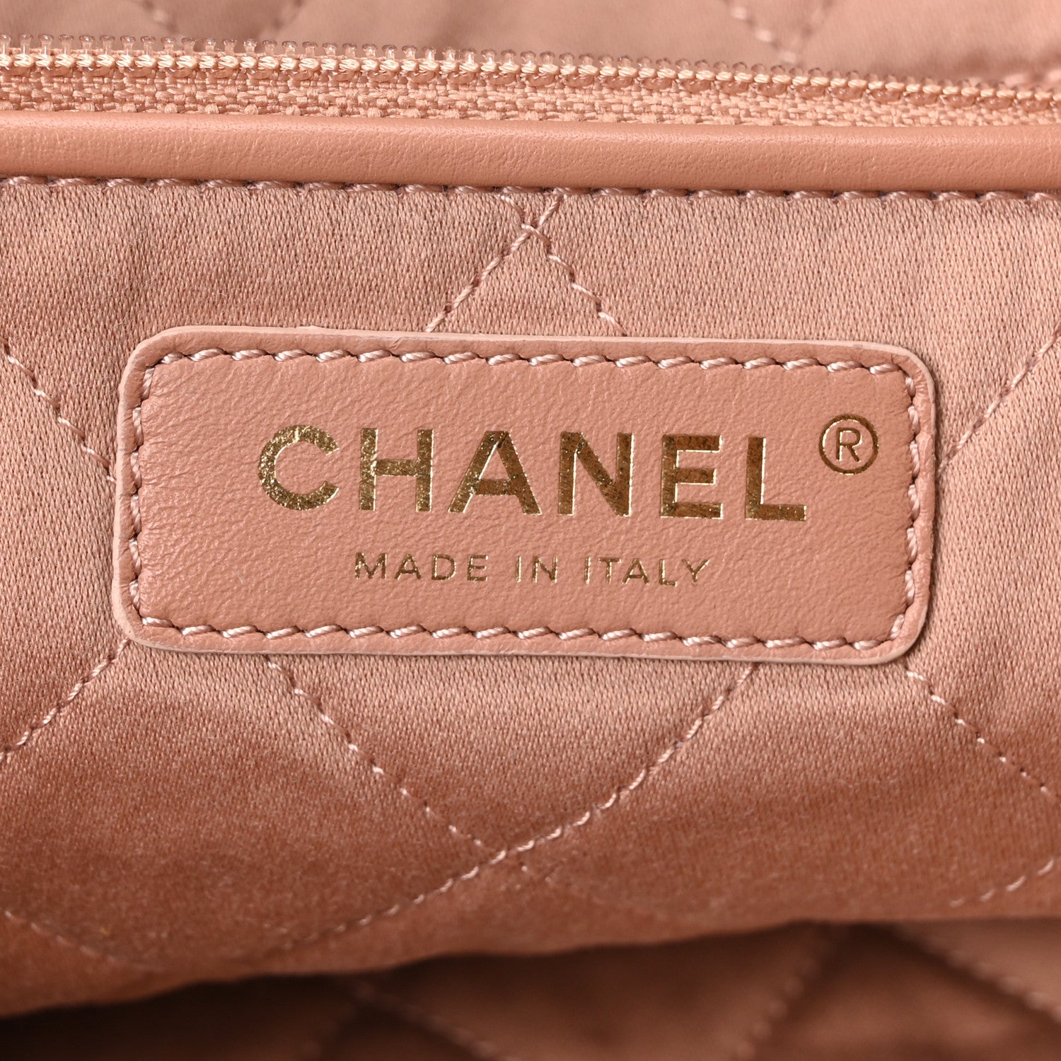 Chanel Metallic Calfskin Quilted Small Chanel 22 Pink