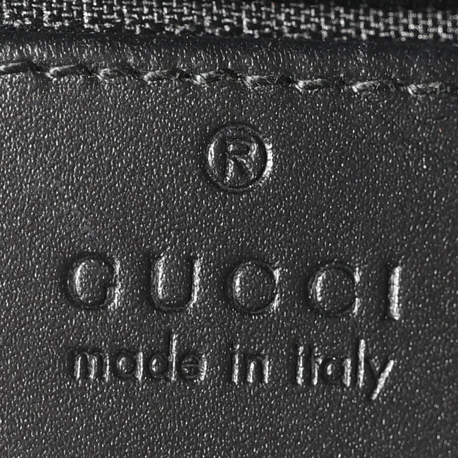 Gucci GG Supreme Monogram Web Messenger Bag Black