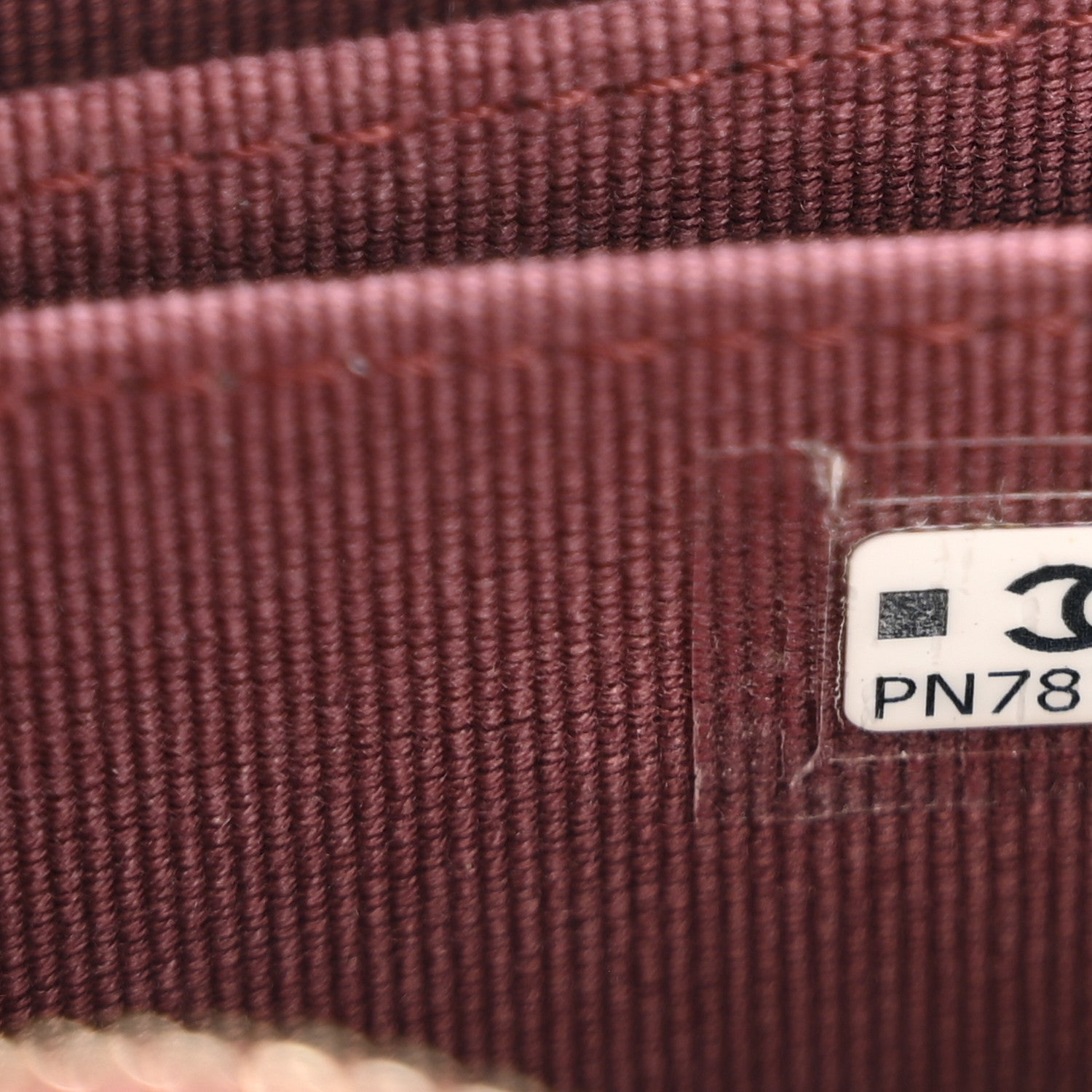 Lambskin Quilted Zip Around Coin Purse Wallet Burgundy