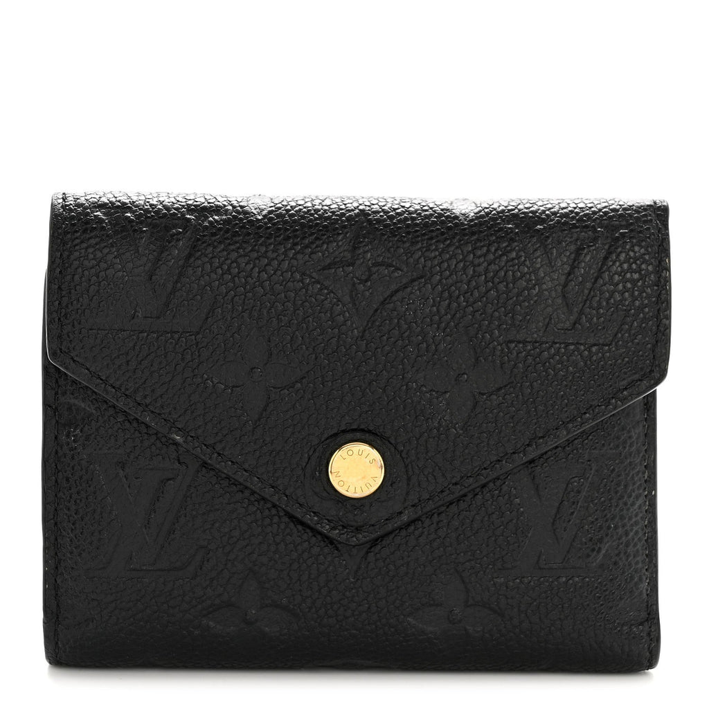Louis Vuitton Empreinte Victorine Wallet Black