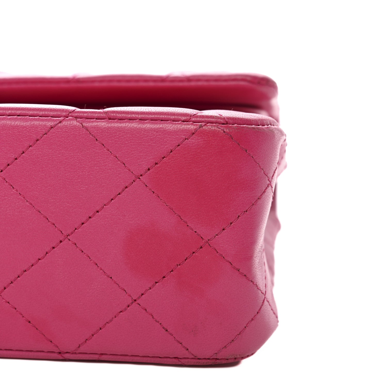 Chanel Lambskin Quilted Medium Double Flap Pink