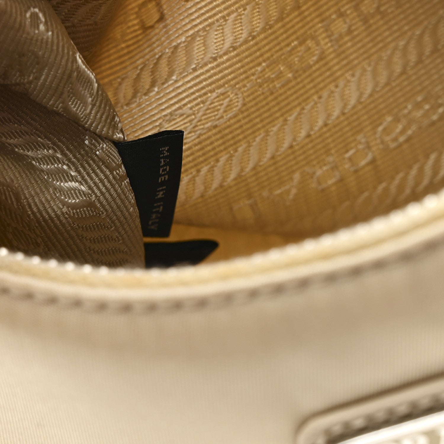 Prada Nylon Re-Edition 2005 Shoulder Bag Cammeo