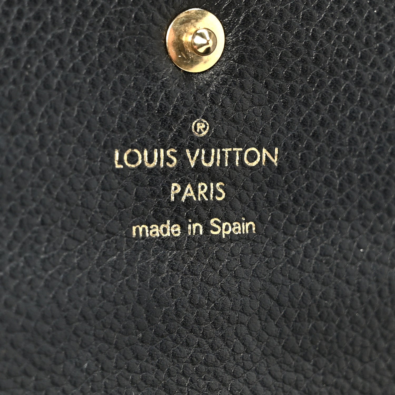 Louis Vuitton Empreinte Curieuse Wallet Black
