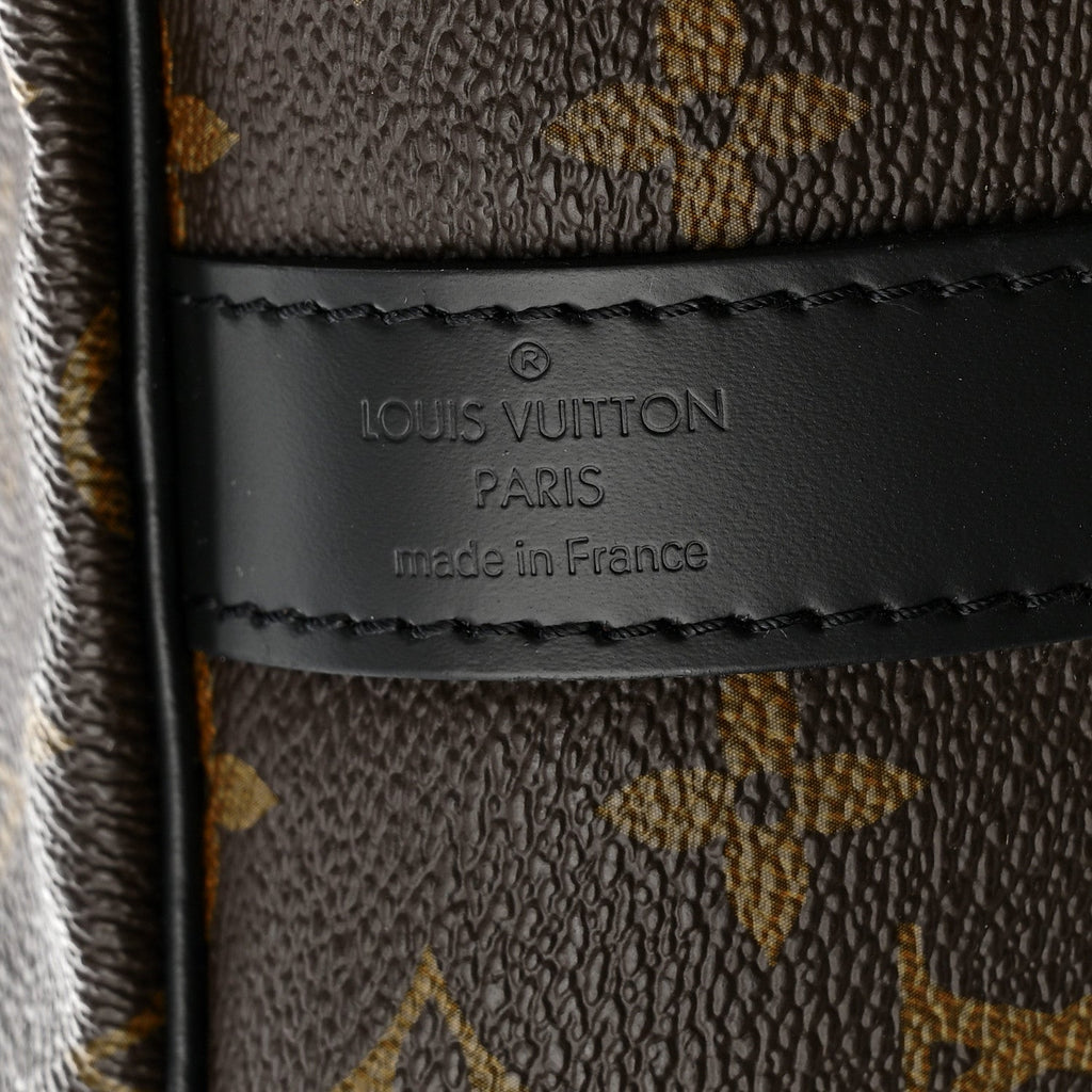 Louis Vuitton Monogram Macassar Keepall Bandouliere 45