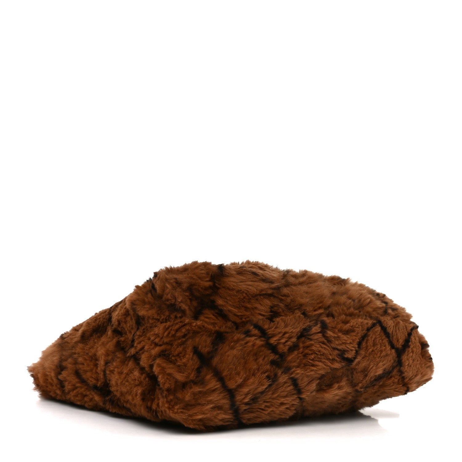 Chanel Lapin Fur Quilt Pattern Tote Brown