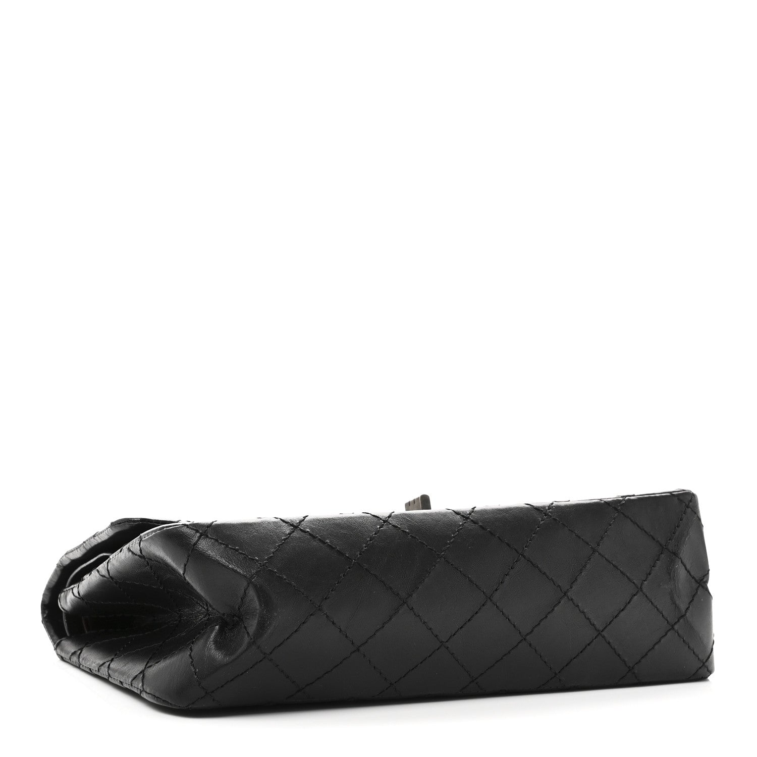 Chanel Aged Calfskin Quilted 2.55 Reissue 225 Flap Black