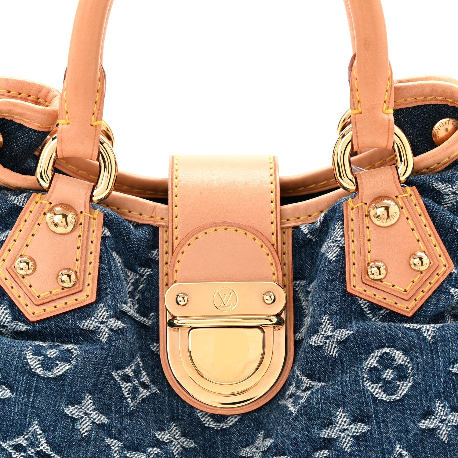 Louis Vuitton Monogram Denim Pleaty Blue