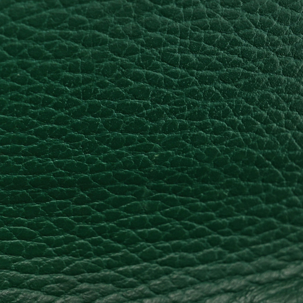 Gucci Dollar Calfskin Interlocking G Chain Wallet Emerald