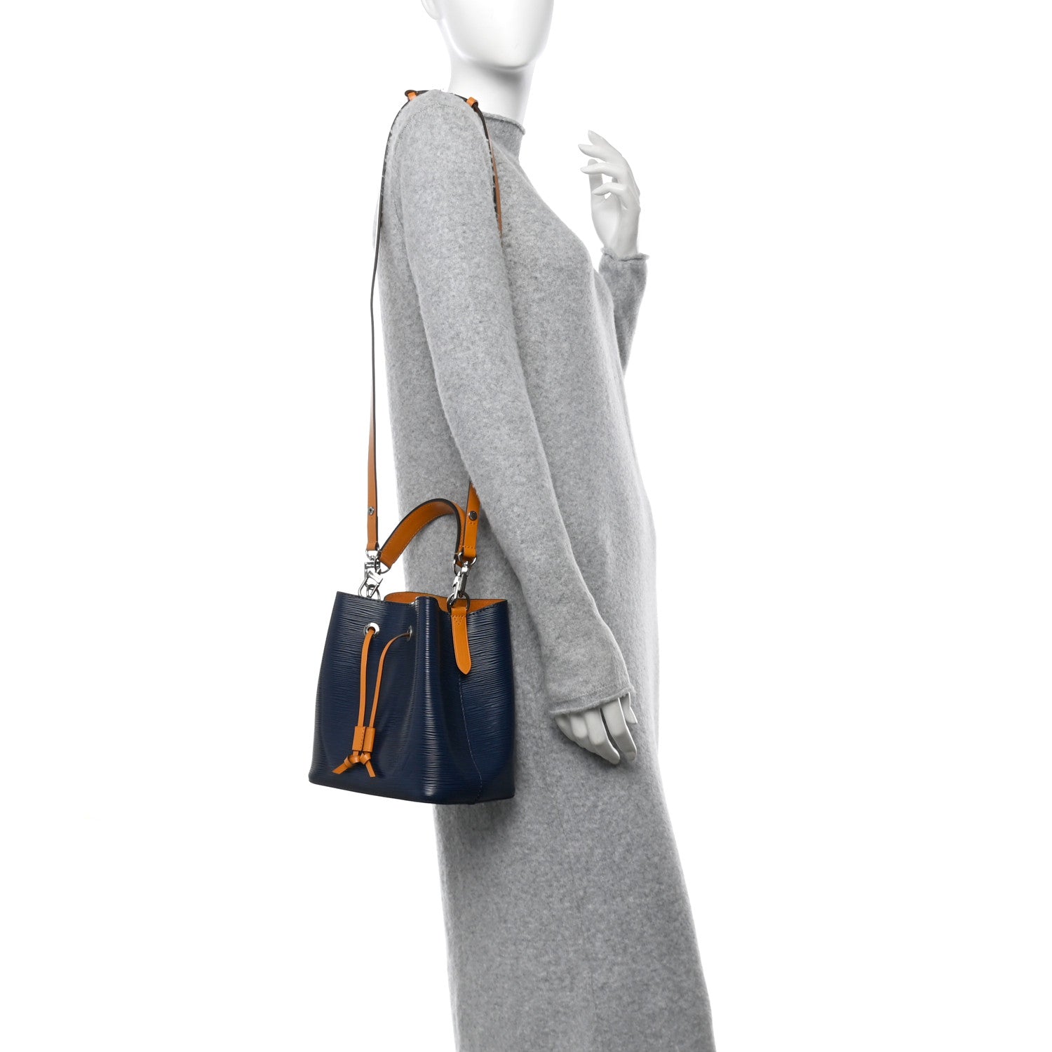 Louis Vuitton Epi Neonoe BB Indigo Safran