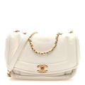 Chanel Lambskin Small Simply Flap White