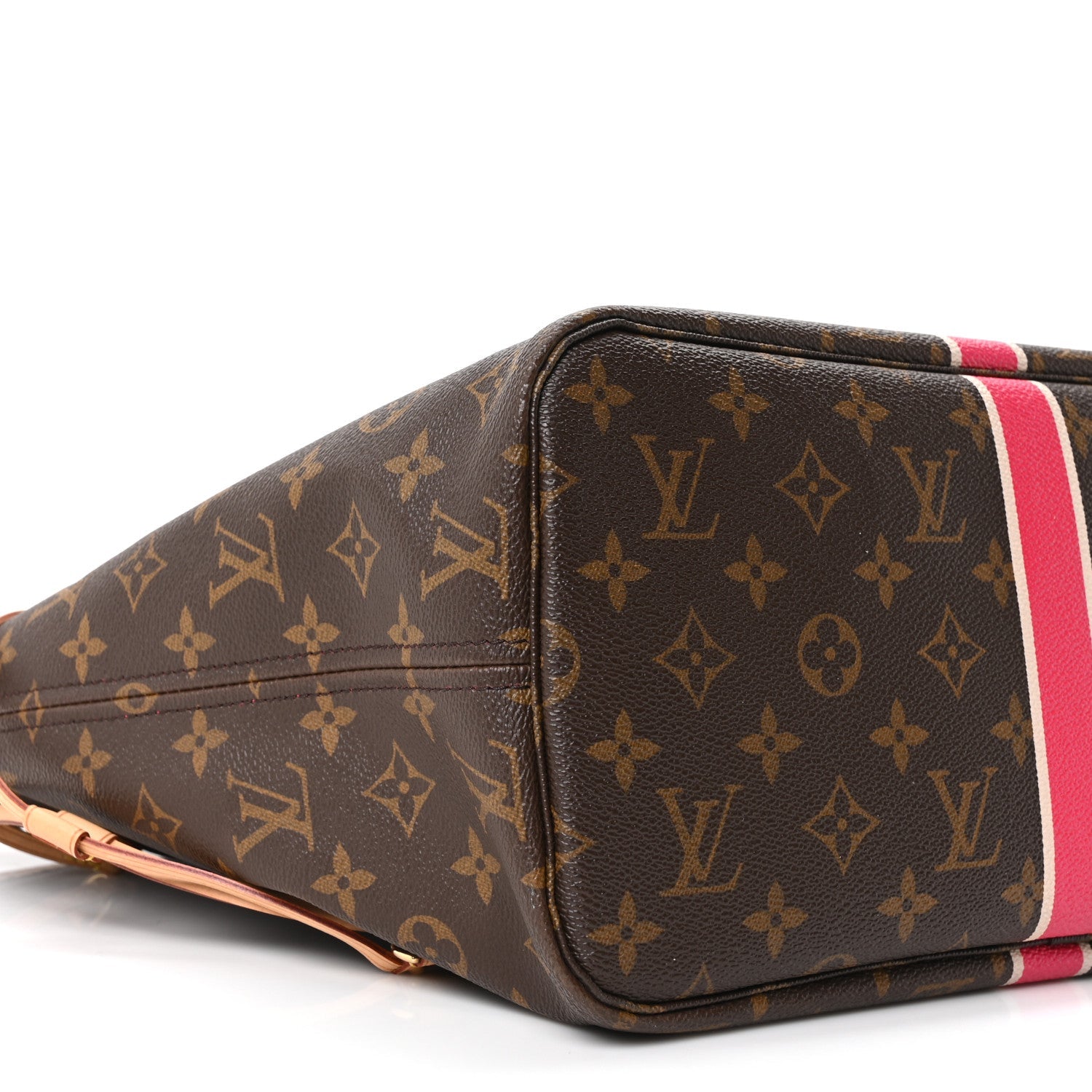 Louis Vuitton Monogram My LV Heritage Neverfull MM Fuchsia White