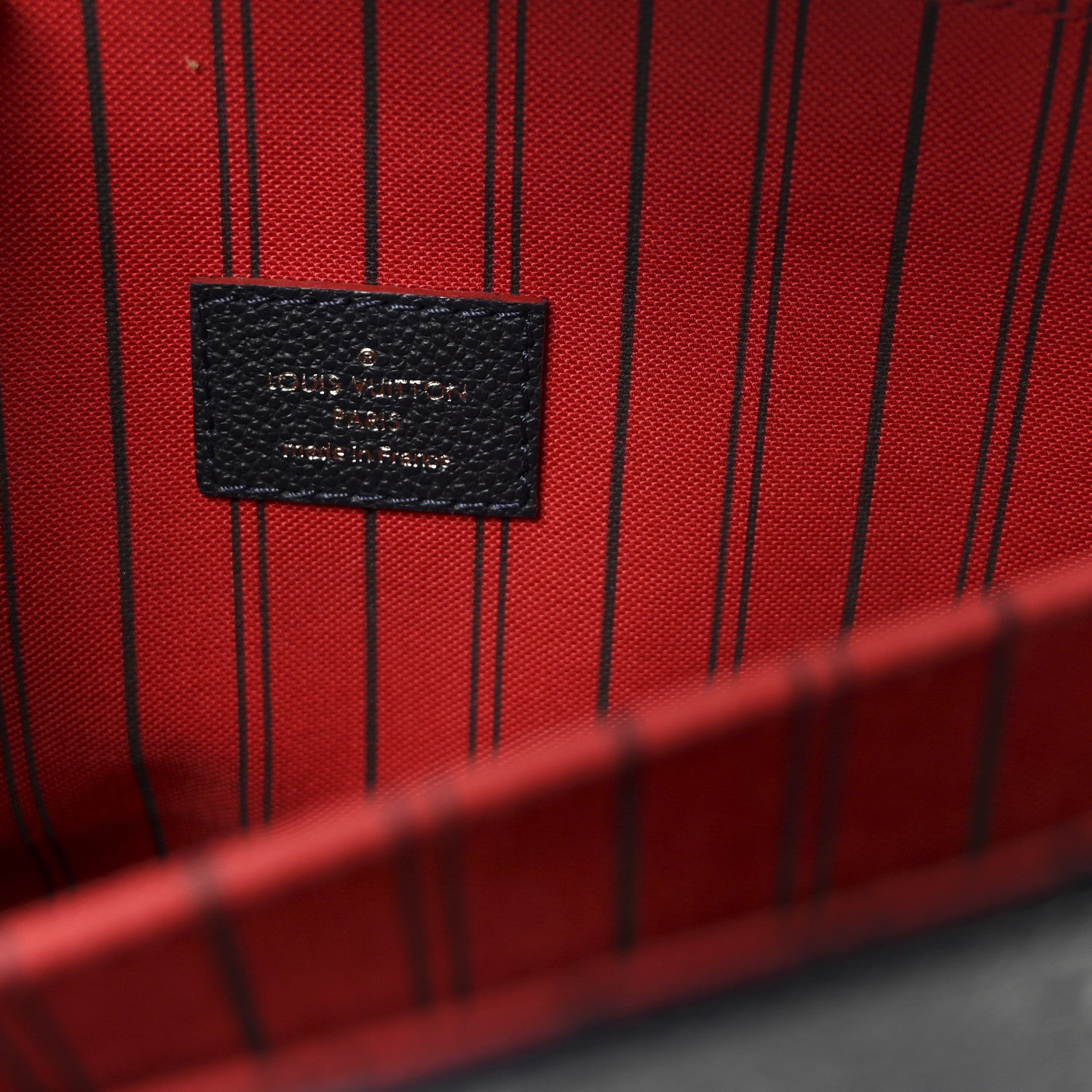 Louis Vuitton Empreinte Pochette Metis Marine Rouge