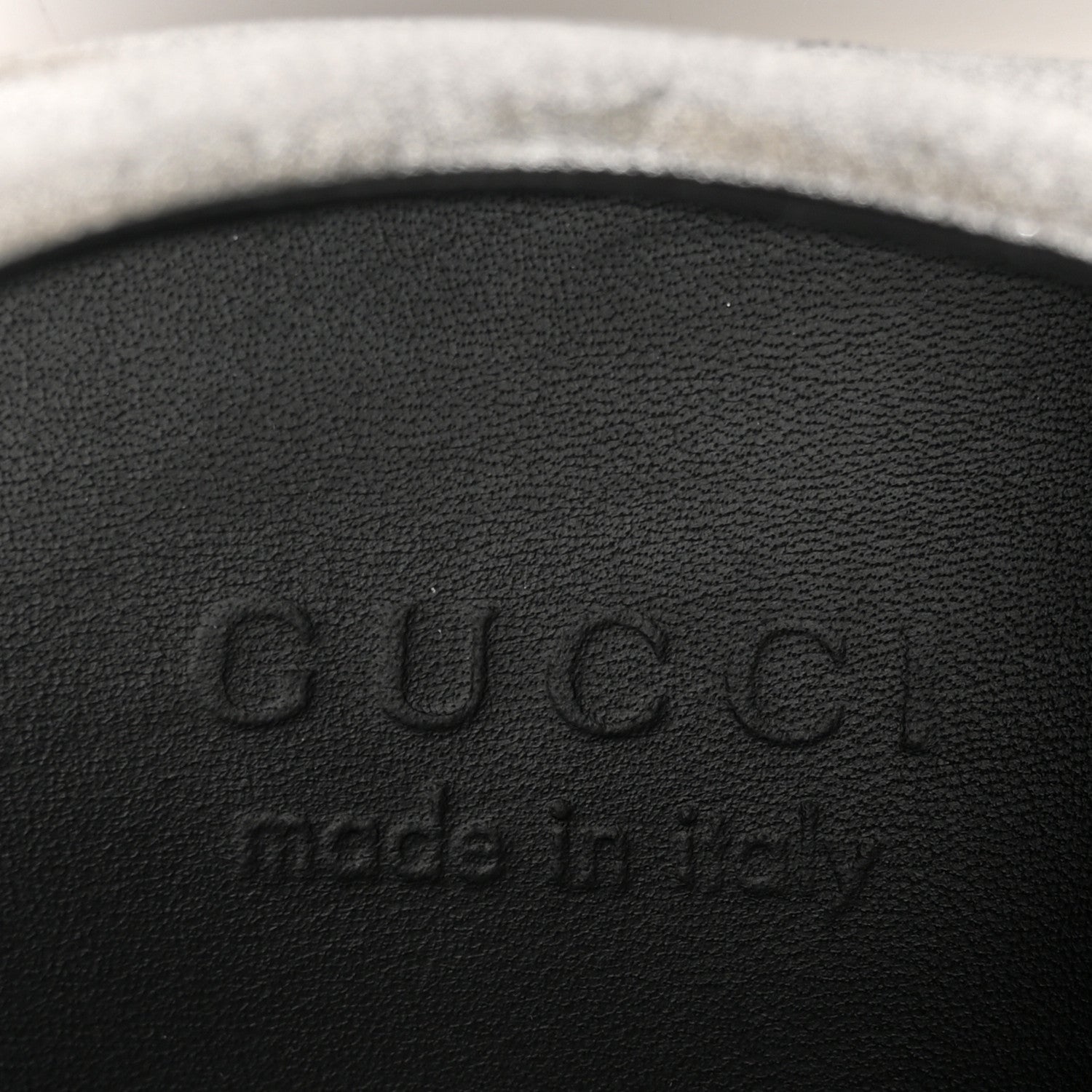 Gucci Glitter Fabric Studded Web Mens Sneakers 9 Silver