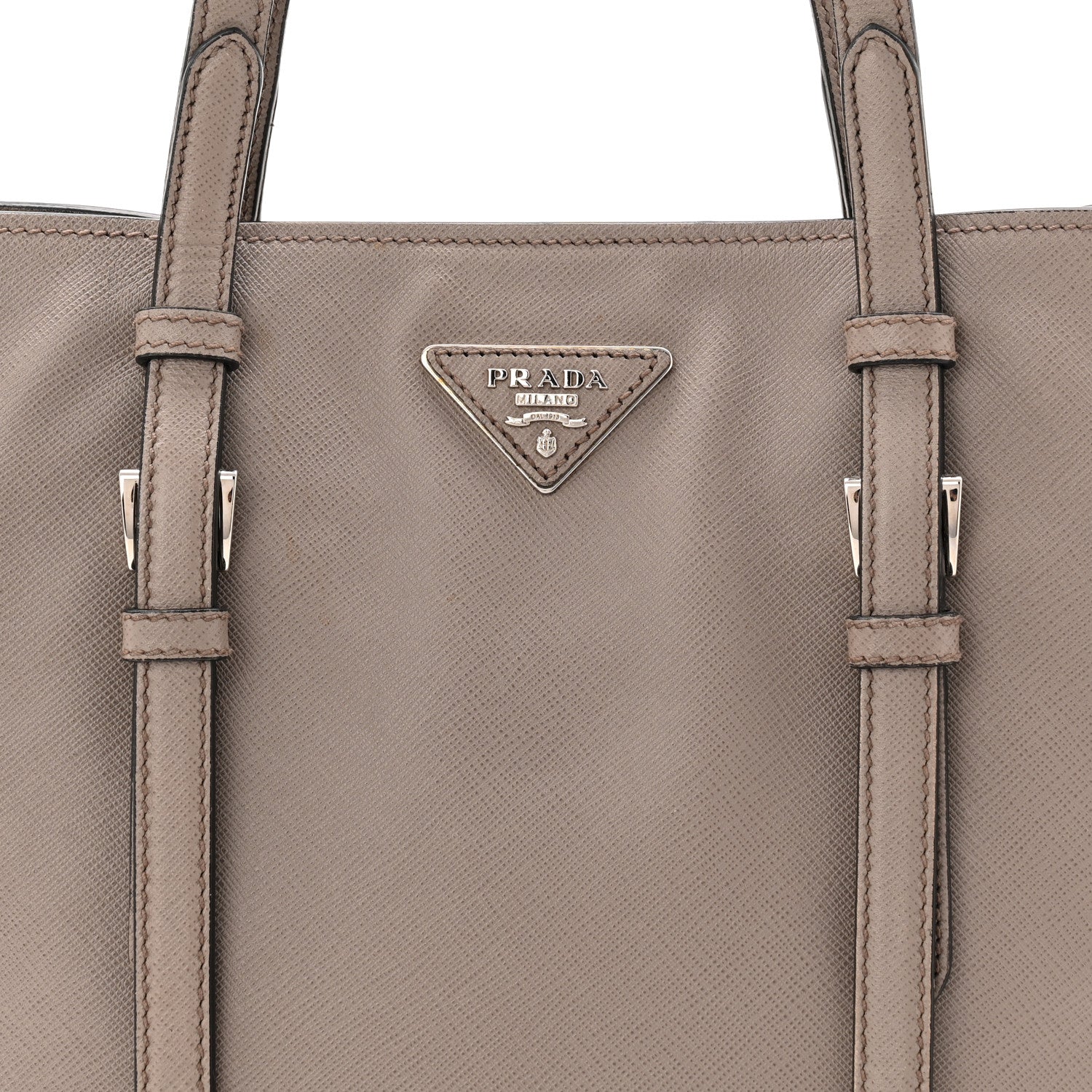 Prada Saffiano Shopping Tote Argilla