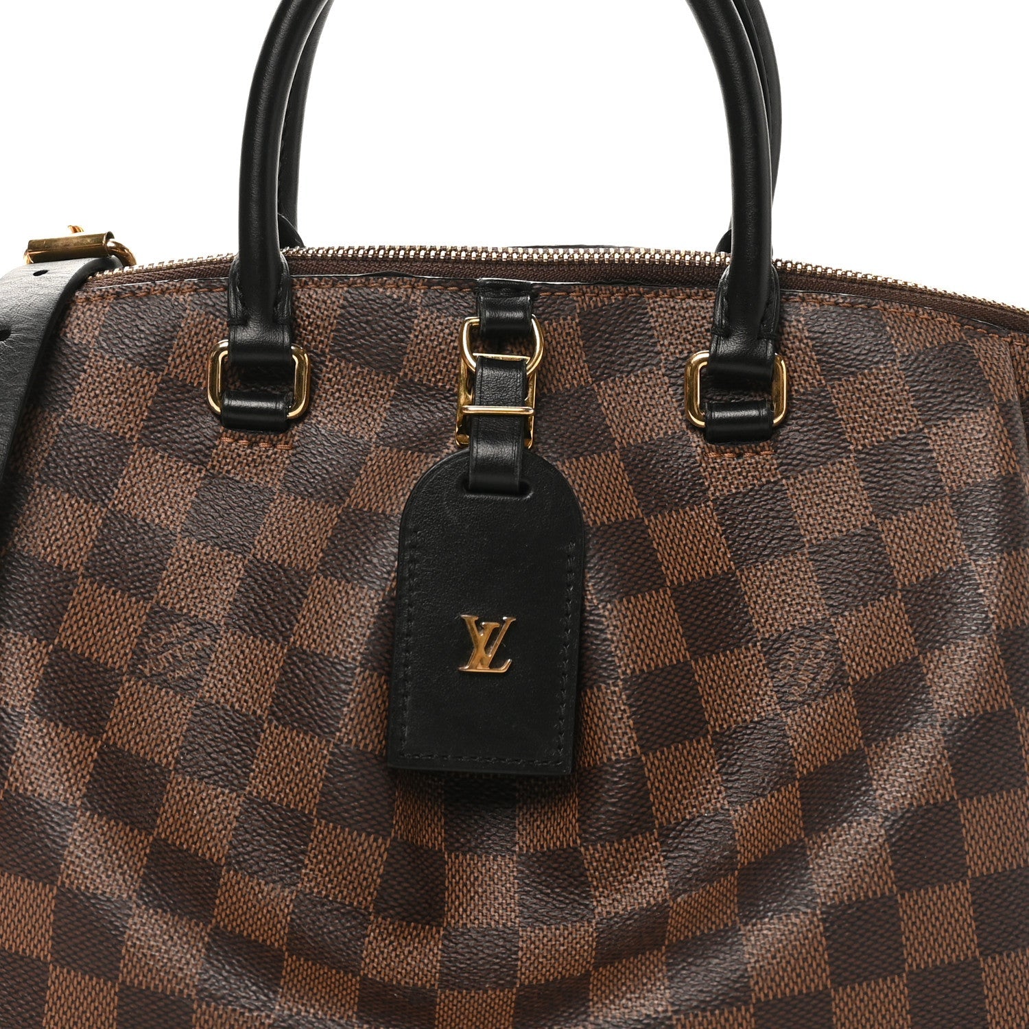 Louis Vuitton Damier Ebene Odeon Tote PM Black