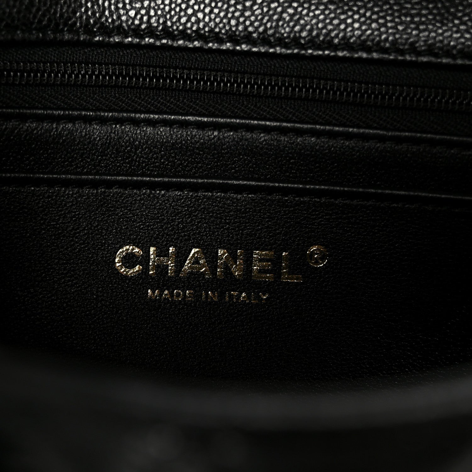Chanel Caviar Quilted Small Handy CC Flap Black