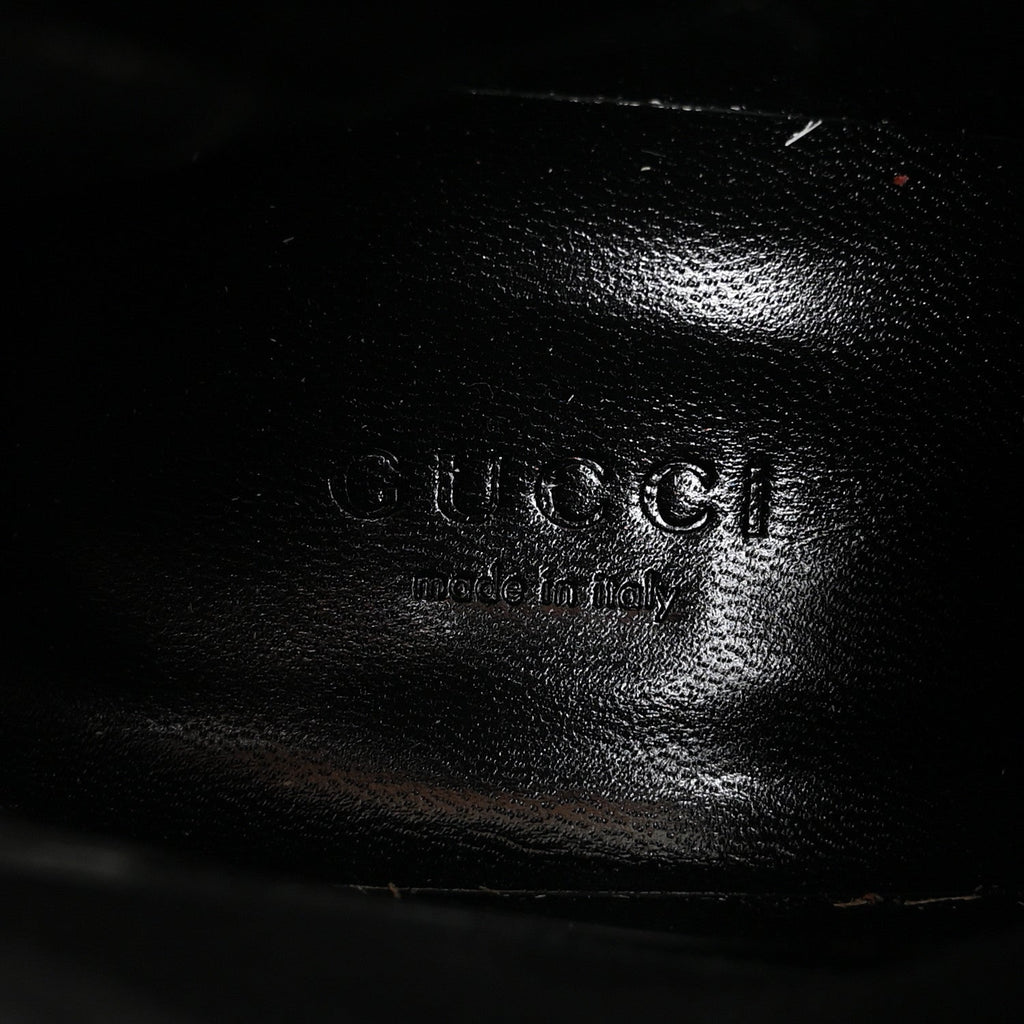 Gucci Nappa Horsebit Ankle Boots 37.5 New Chocolate