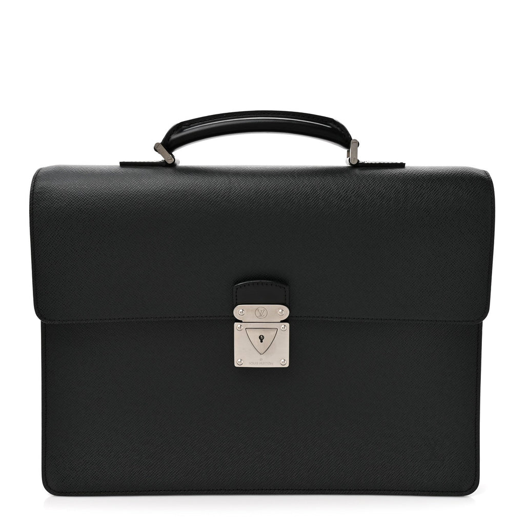 Louis Vuitton Taiga Neo Robusto 2 Compartment Briefcase Black
