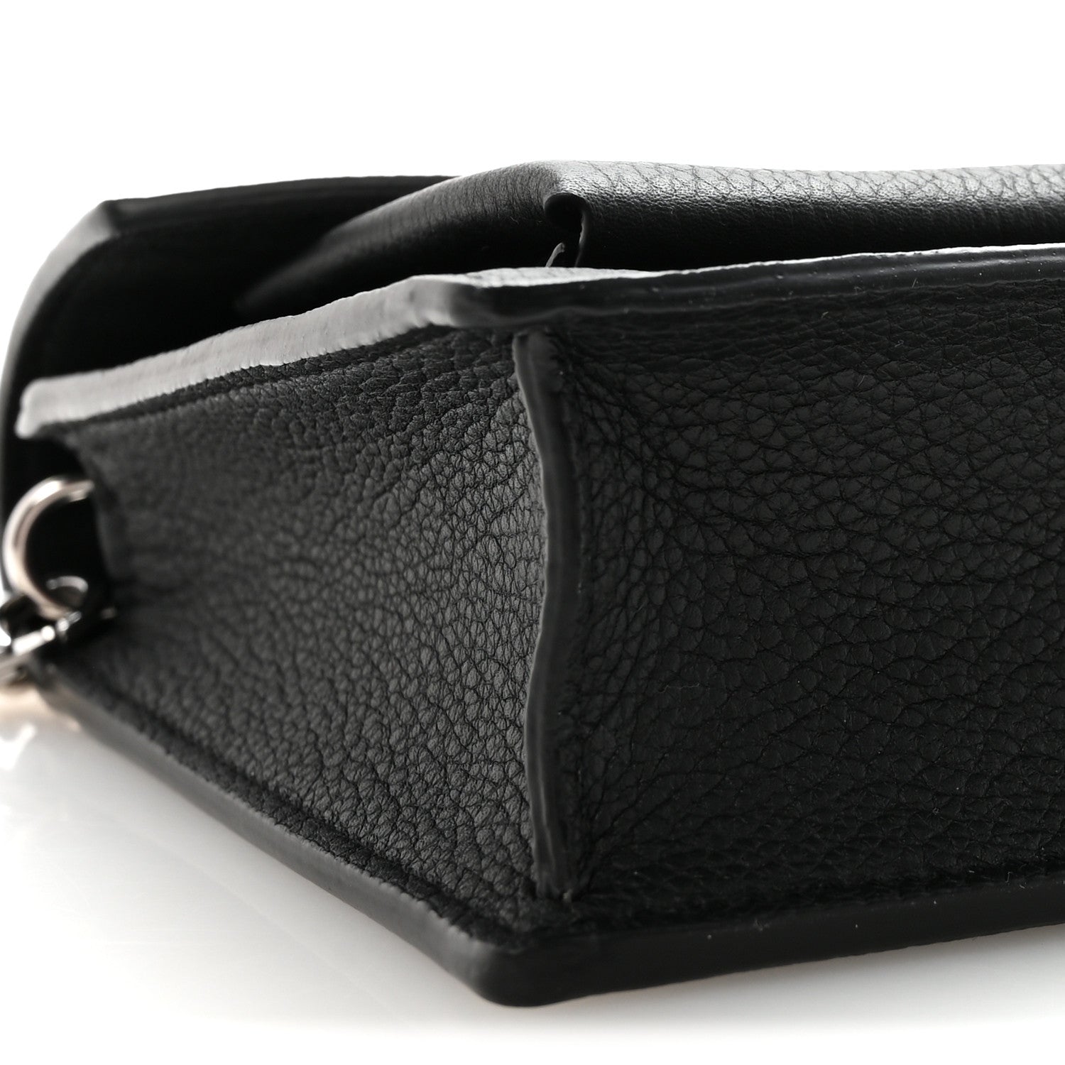 Louis Vuitton Soft Calfskin My Lockme Chain Pochette Black
