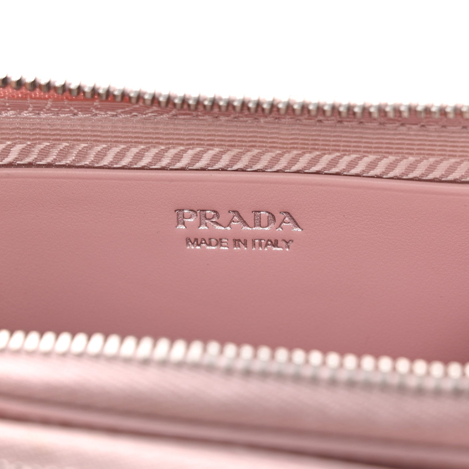 Prada Satin Crystal Mini Triangle Crossbody Pouch Alabastro