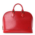 Louis Vuitton Epi Alma PM Castillan Red
