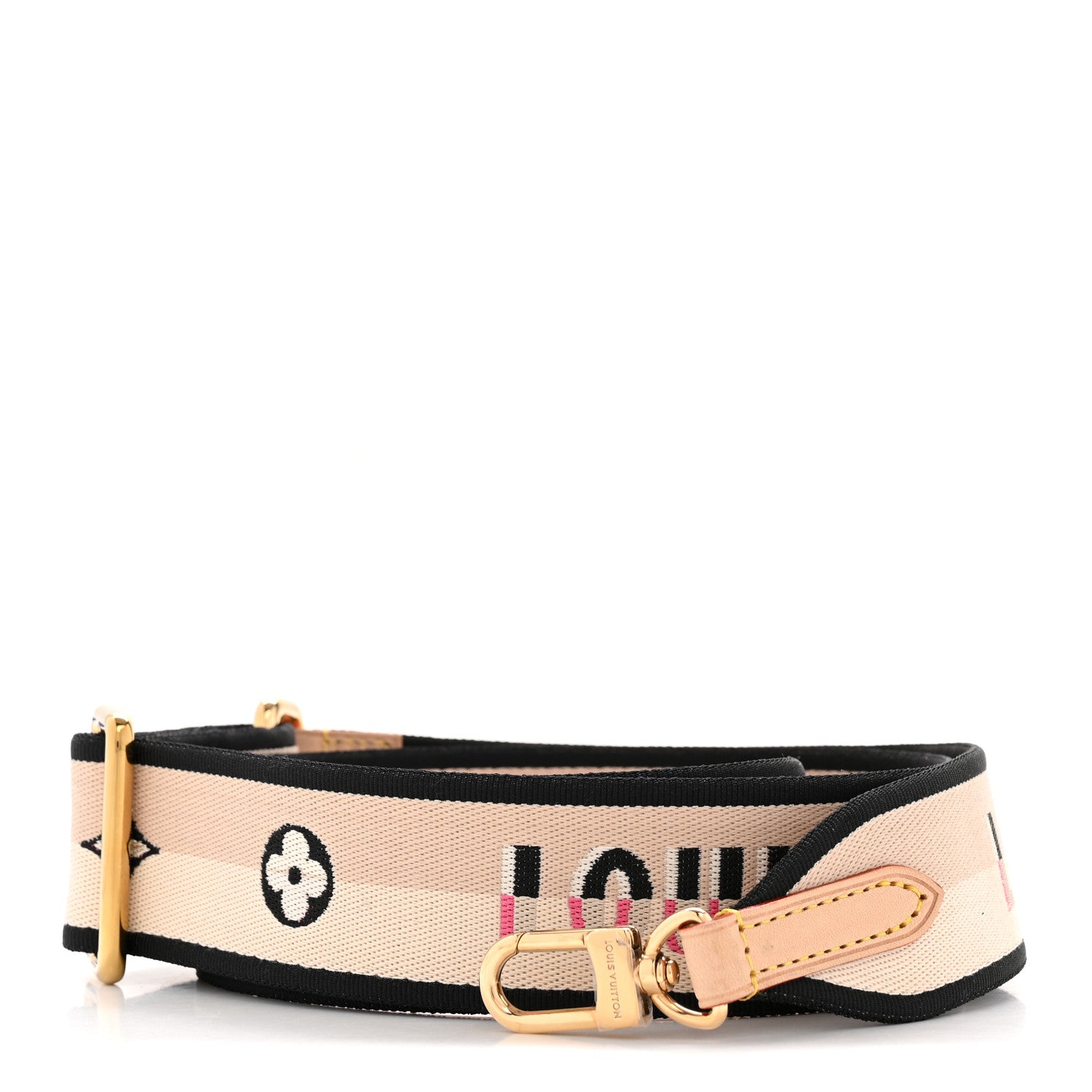 Louis Vuitton Jacquard Diane Shoulder Strap Black