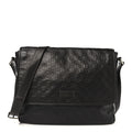Gucci Guccissima Medium Flap Messenger Bag Chocolate