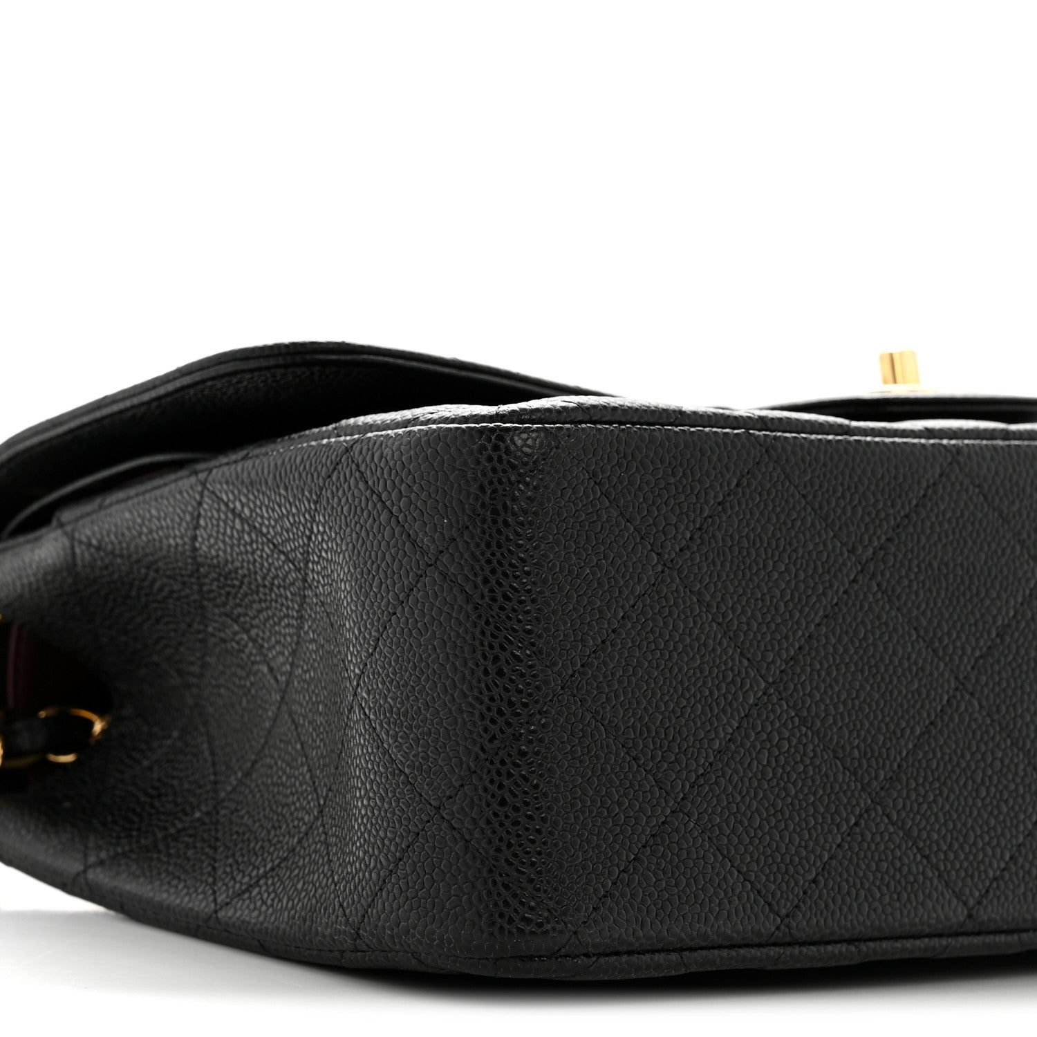 Chanel Caviar Quilted Jumbo Double Flap Black