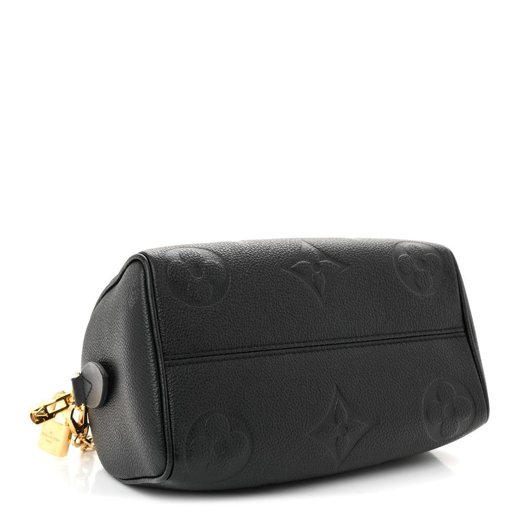 Louis Vuitton Empreinte Monogram Giant Speedy Bandouliere 20 Black