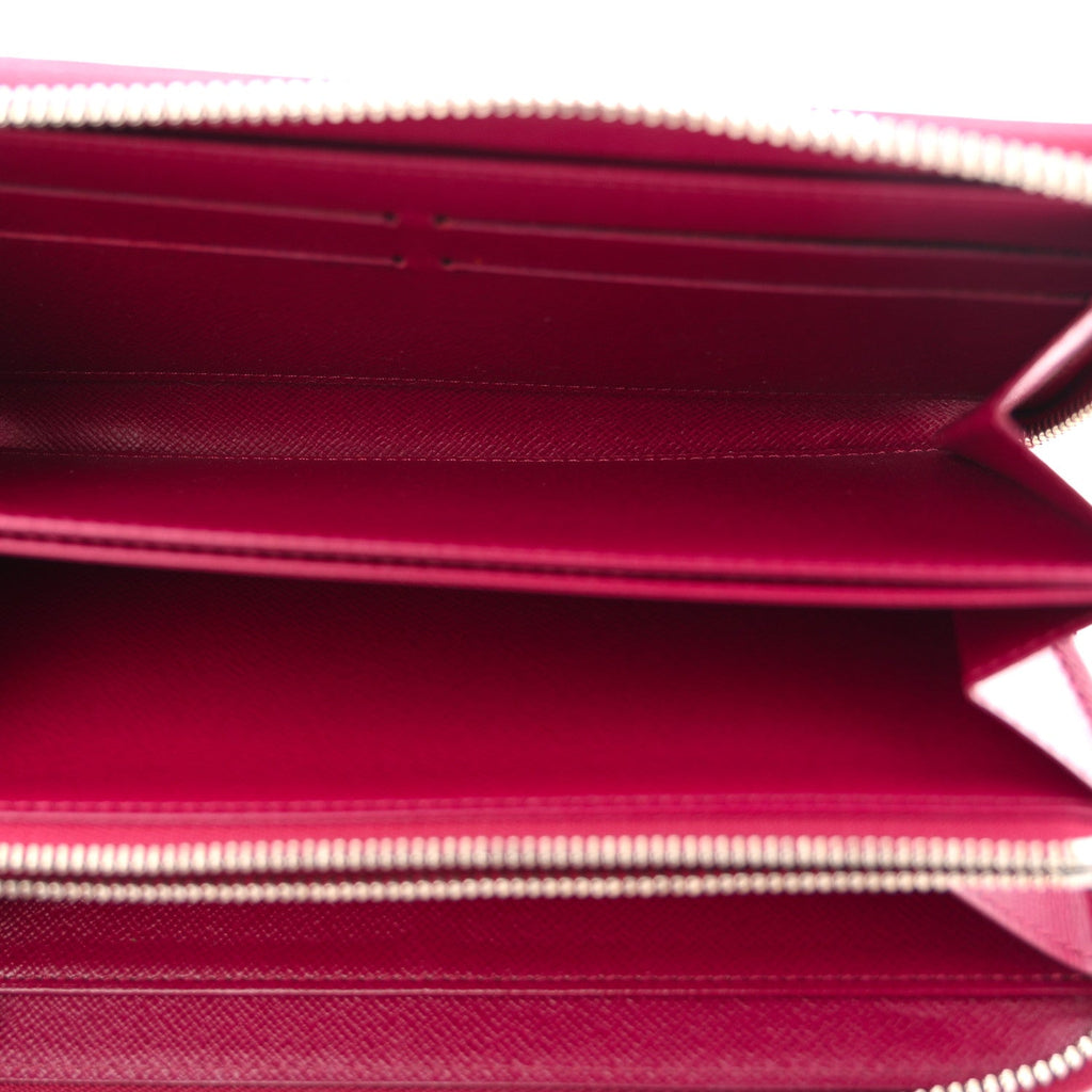 Louis Vuitton Epi Zippy Wallet Fuchsia