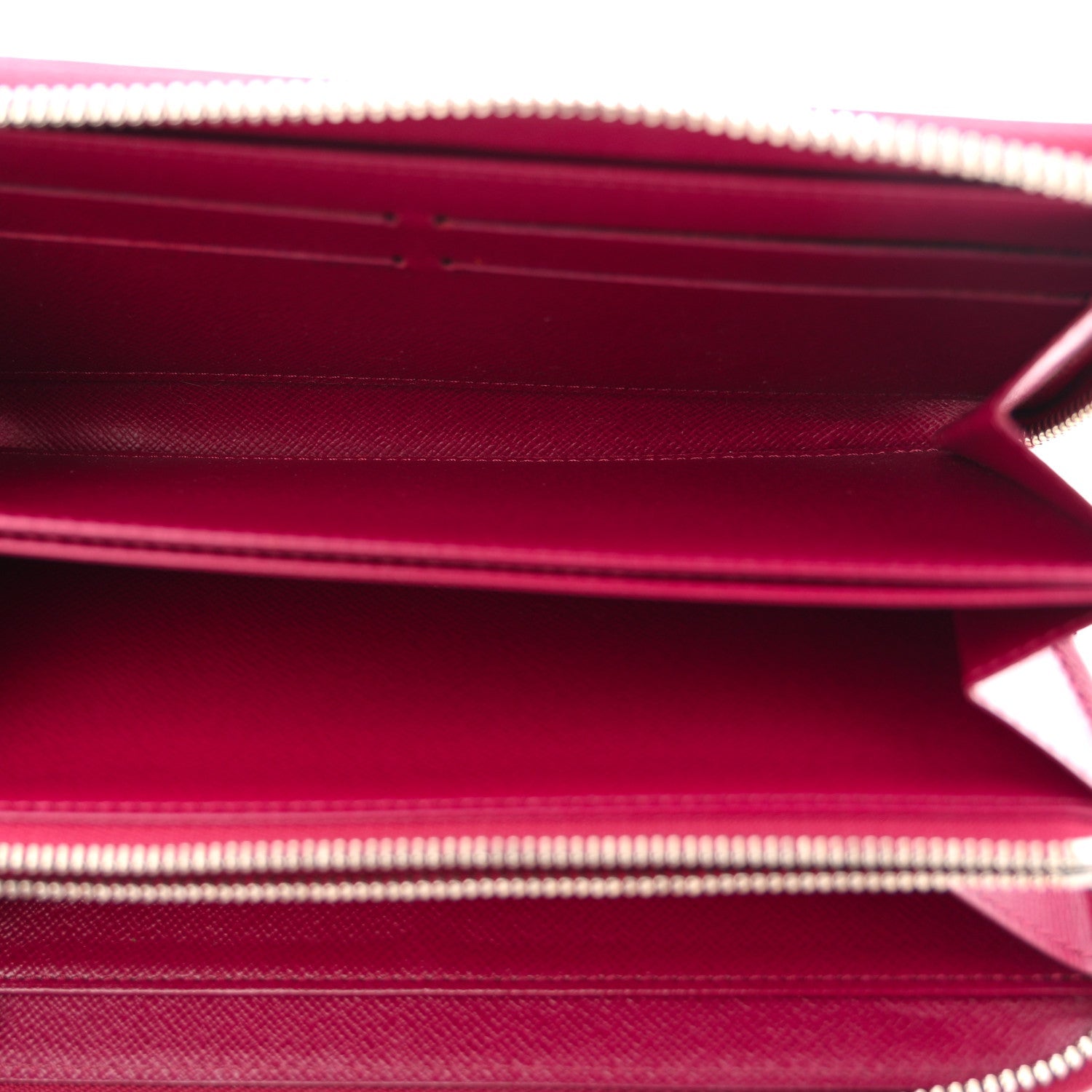 Louis Vuitton Epi Zippy Wallet Fuchsia