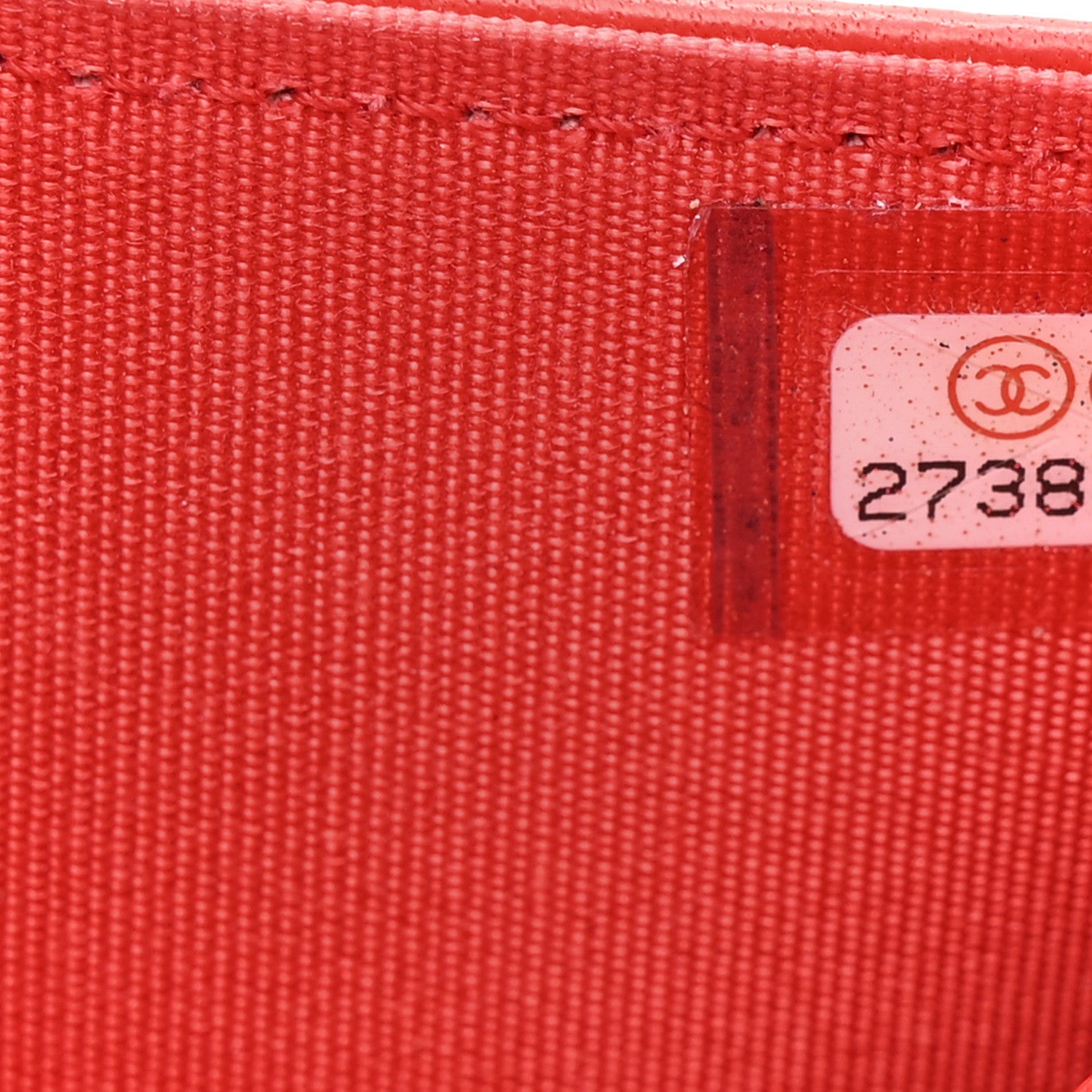 Chanel Lambskin Quilted Boy Wallet On Chain WOC Red