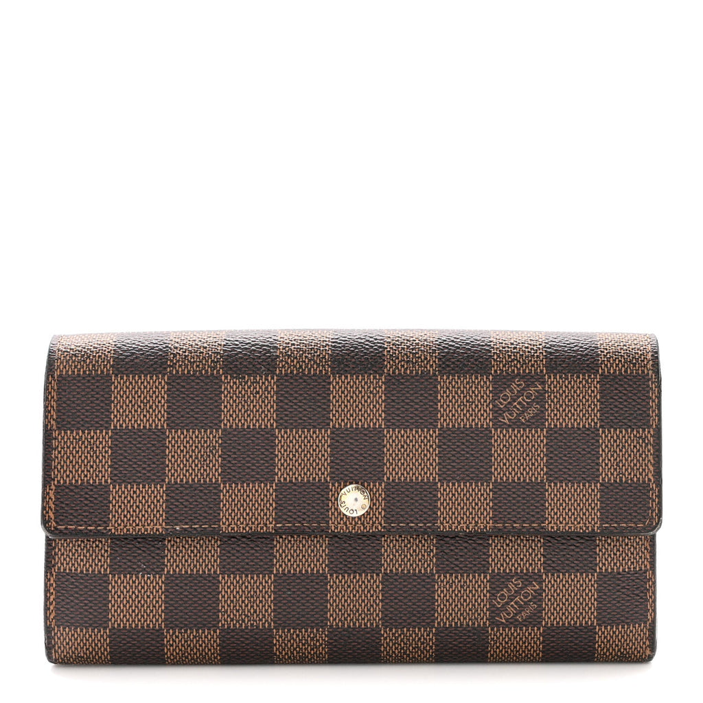 Louis Vuitton Damier Ebene Sarah Wallet