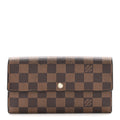 Louis Vuitton Damier Ebene Sarah Wallet