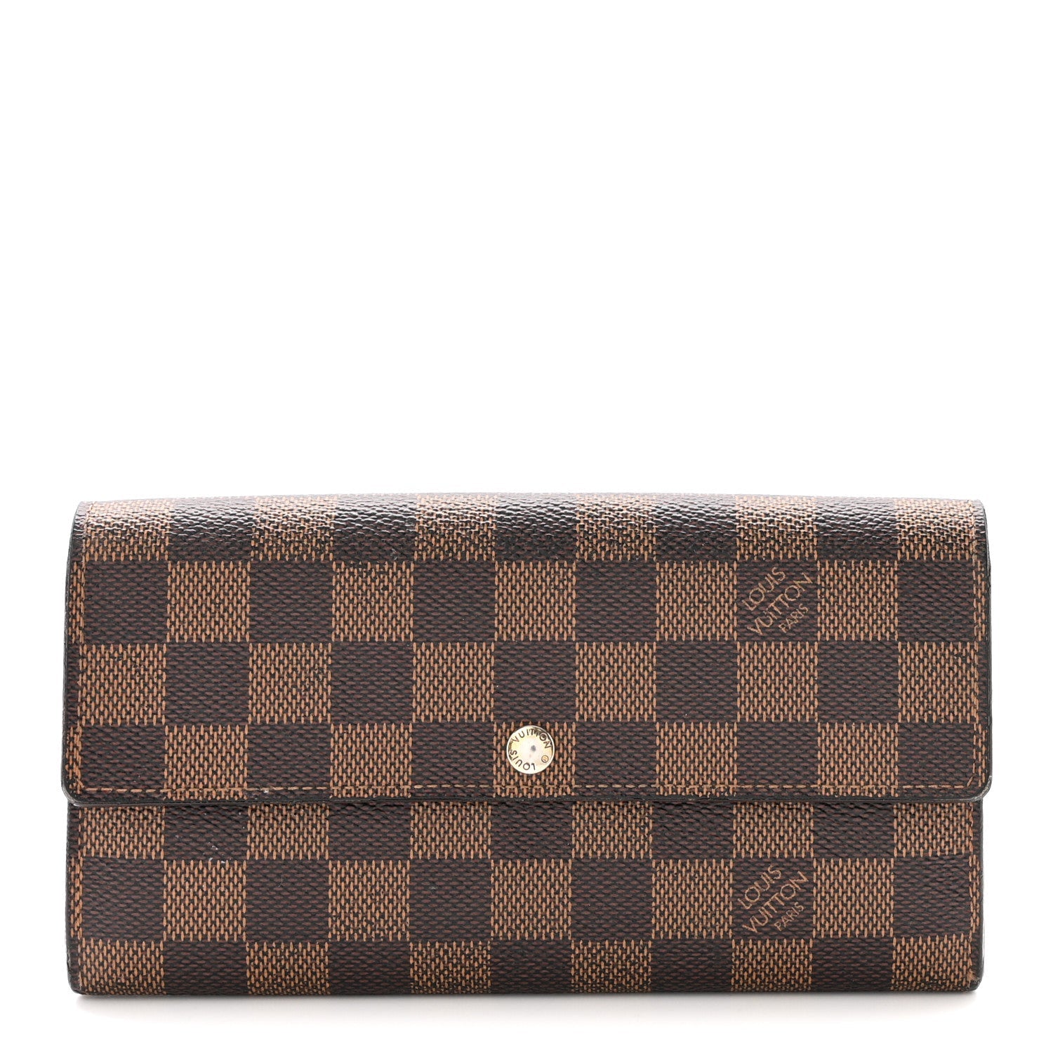 Louis Vuitton Damier Ebene Sarah Wallet