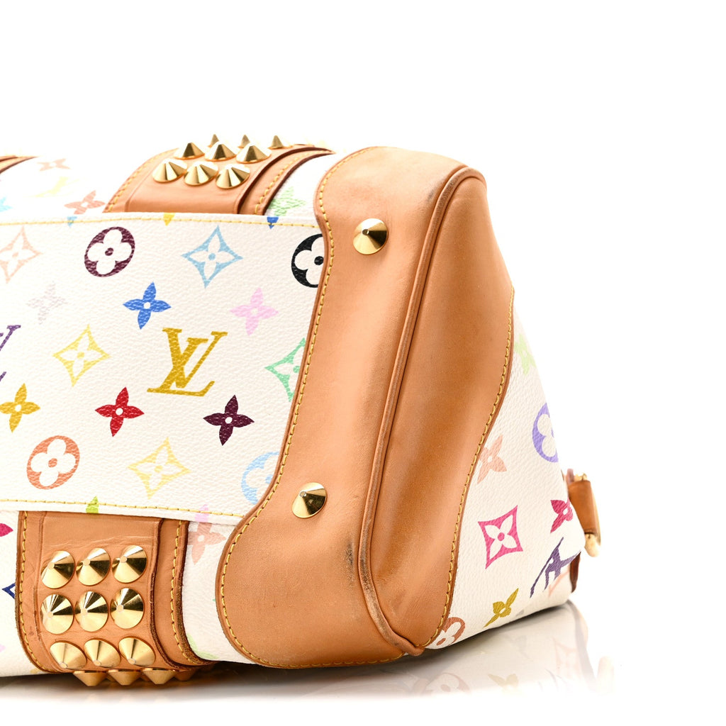 Louis Vuitton Monogram Multicolor Courtney MM White