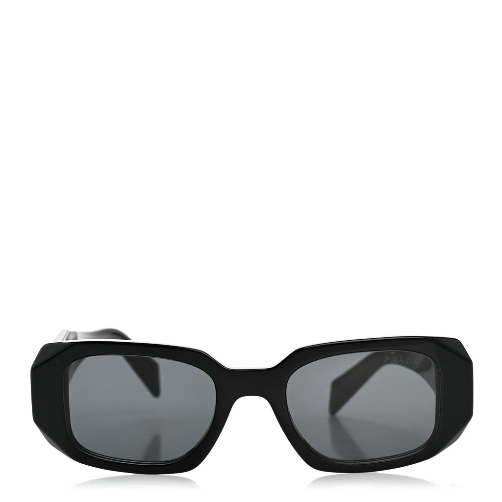 Prada Acetate Symbole Sunglasses SPR 17W Black