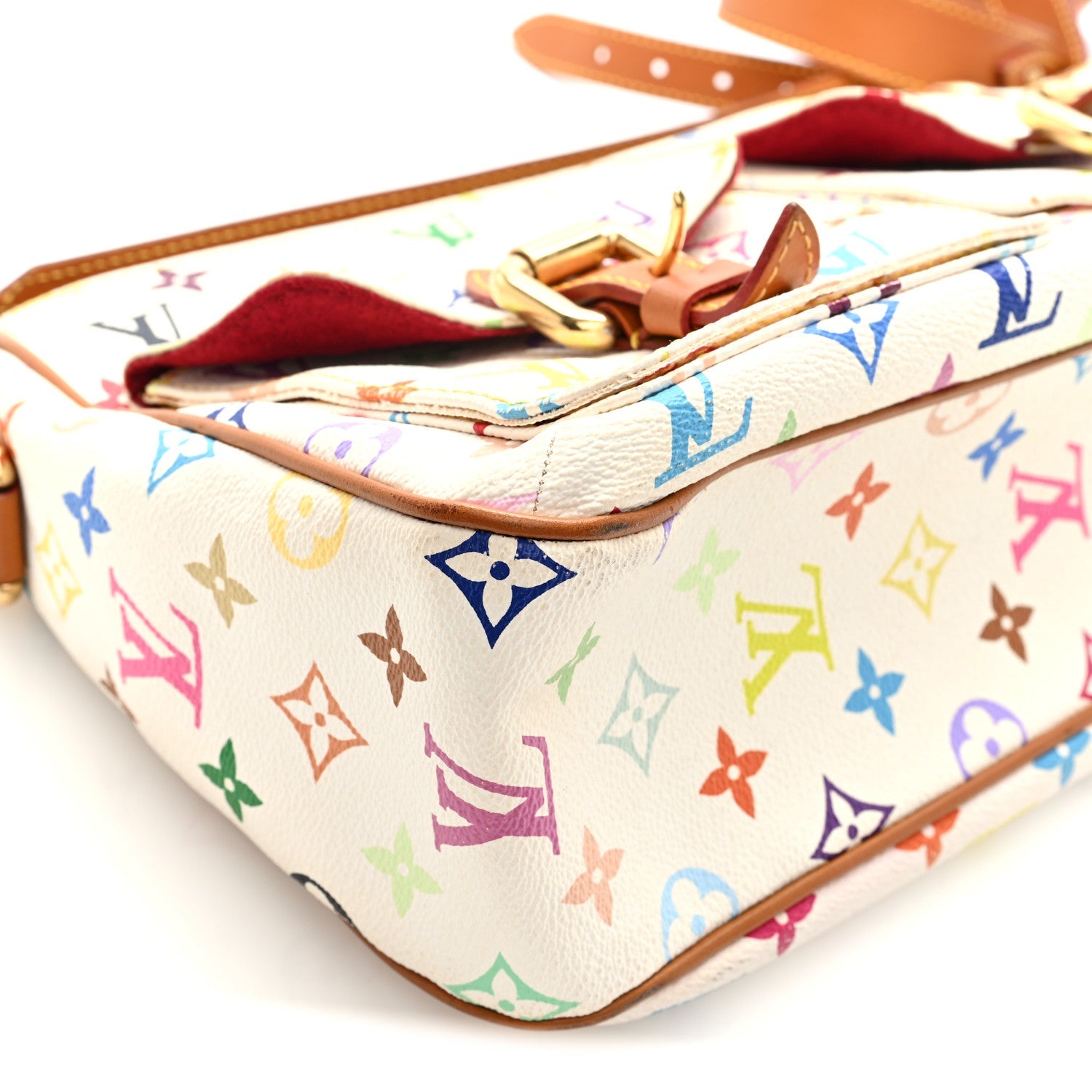 Louis Vuitton Monogram Multicolor Lodge GM White