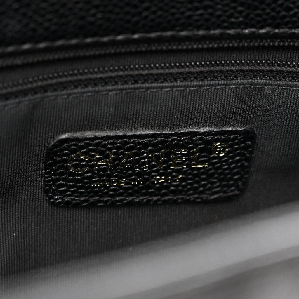 Chanel Caviar Quilted Grand Shopping Tote GST Black